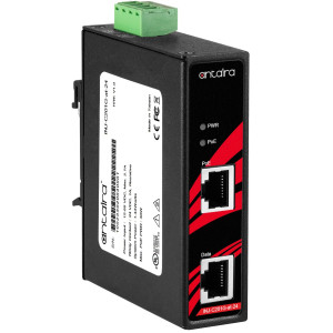 Antaira INJ-C201G-at-24 (-T) 30-watt Industrial Gigabit PoE+ Injector